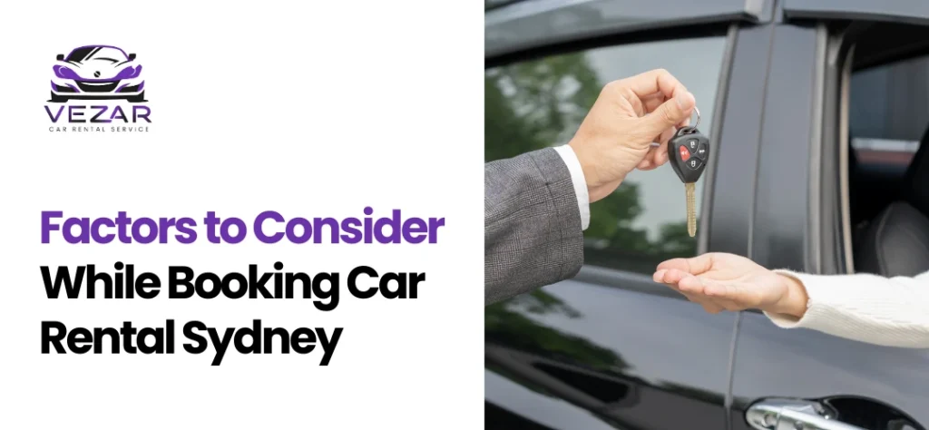 Booking Car Rental Sydney